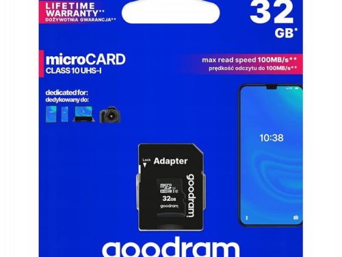 Karta Pamięci GOODRAM microSDHC 32GB