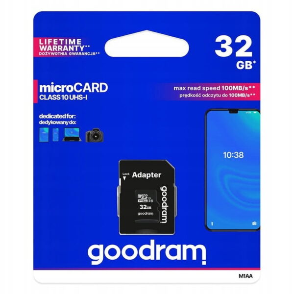 Karta Pamięci GOODRAM microSDHC 32GB